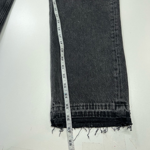 Paige Denim Sarah Straight Ankle Jeans Undone Hem Priscilla Deconstructed NWT - Picture 9 of 16